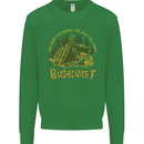 Bushcraft Funny Outdoor Persuits Camping Scouts Kids Sweatshirt Jumper Irish Green