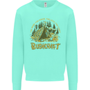 Bushcraft Funny Outdoor Persuits Camping Scouts Kids Sweatshirt Jumper Peppermint