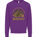 Bushcraft Funny Outdoor Persuits Camping Scouts Kids Sweatshirt Jumper Purple