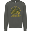 Bushcraft Funny Outdoor Persuits Camping Scouts Kids Sweatshirt Jumper Storm Grey