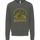 Bushcraft Funny Outdoor Persuits Camping Scouts Kids Sweatshirt Jumper Storm Grey