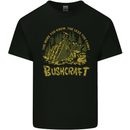 Bushcraft Funny Outdoor Persuits Camping Scouts Kids T-Shirt Childrens Black