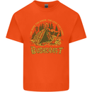 Bushcraft Funny Outdoor Persuits Camping Scouts Kids T-Shirt Childrens Orange