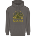 Bushcraft Funny Outdoor Persuits Camping Scouts Mens 80% Cotton Hoodie Charcoal