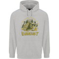 Bushcraft Funny Outdoor Persuits Camping Scouts Mens 80% Cotton Hoodie Sports Grey
