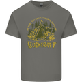 Bushcraft Funny Outdoor Persuits Camping Scouts Mens Cotton T-Shirt Tee Top Charcoal