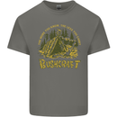 Bushcraft Funny Outdoor Persuits Camping Scouts Mens Cotton T-Shirt Tee Top Charcoal