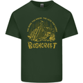 Bushcraft Funny Outdoor Persuits Camping Scouts Mens Cotton T-Shirt Tee Top Forest Green