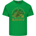 Bushcraft Funny Outdoor Persuits Camping Scouts Mens Cotton T-Shirt Tee Top Irish Green