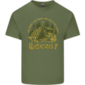 Bushcraft Funny Outdoor Persuits Camping Scouts Mens Cotton T-Shirt Tee Top Military Green