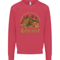 Bushcraft Funny Outdoor Persuits Camping Scouts Mens Sweatshirt Jumper Heliconia