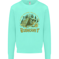 Bushcraft Funny Outdoor Persuits Camping Scouts Mens Sweatshirt Jumper Peppermint