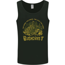 Bushcraft Funny Outdoor Persuits Camping Scouts Mens Vest Tank Top Black