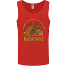 Bushcraft Funny Outdoor Persuits Camping Scouts Mens Vest Tank Top Red