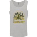 Bushcraft Funny Outdoor Persuits Camping Scouts Mens Vest Tank Top Sports Grey