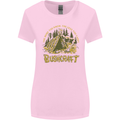 Bushcraft Funny Outdoor Persuits Camping Scouts Womens Wider Cut T-Shirt Light Pink