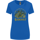 Bushcraft Funny Outdoor Persuits Camping Scouts Womens Wider Cut T-Shirt Royal Blue