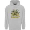 Bushcraft Funny Outdoor Pursuits Scouts Camping Childrens Kids Hoodie Sports Grey