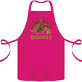Bushcraft Funny Outdoor Pursuits Scouts Camping Cotton Apron 100% Organic Pink