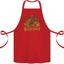 Bushcraft Funny Outdoor Pursuits Scouts Camping Cotton Apron 100% Organic Red