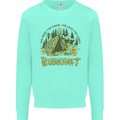 Bushcraft Funny Outdoor Pursuits Scouts Camping Kids Sweatshirt Jumper Peppermint