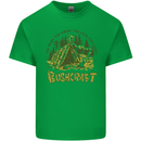 Bushcraft Funny Outdoor Pursuits Scouts Camping Kids T-Shirt Childrens Irish Green