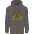 Bushcraft Funny Outdoor Pursuits Scouts Camping Mens 80% Cotton Hoodie Charcoal