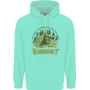 Bushcraft Funny Outdoor Pursuits Scouts Camping Mens 80% Cotton Hoodie Peppermint