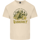 Bushcraft Funny Outdoor Pursuits Scouts Camping Mens Cotton T-Shirt Tee Top Natural