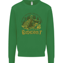Bushcraft Funny Outdoor Pursuits Scouts Camping Mens Sweatshirt Jumper Irish Green