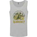 Bushcraft Funny Outdoor Pursuits Scouts Camping Mens Vest Tank Top Sports Grey