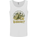 Bushcraft Funny Outdoor Pursuits Scouts Camping Mens Vest Tank Top White