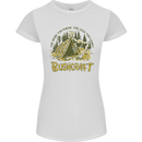 Bushcraft Funny Outdoor Pursuits Scouts Camping Womens Petite Cut T-Shirt
