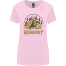 Bushcraft Funny Outdoor Pursuits Scouts Camping Womens Wider Cut T-Shirt Light Pink