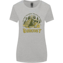 Bushcraft Funny Outdoor Pursuits Scouts Camping Womens Wider Cut T-Shirt Sports Grey
