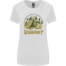 Bushcraft Funny Outdoor Pursuits Scouts Camping Womens Wider Cut T-Shirt White