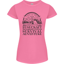 Bushcraft Outdoor Survival Adventure Womens Petite Cut T-Shirt