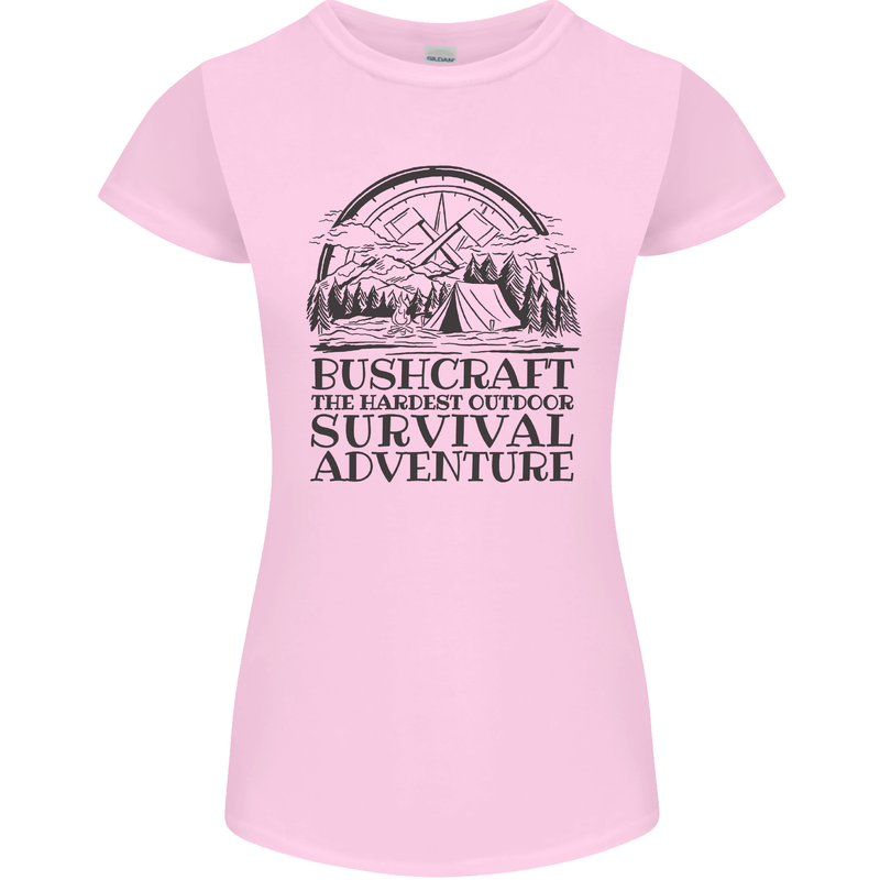 Bushcraft Outdoor Survival Adventure Womens Petite Cut T-Shirt