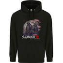 Bushido Samurai The Warrior Mens 80% Cotton Hoodie Black