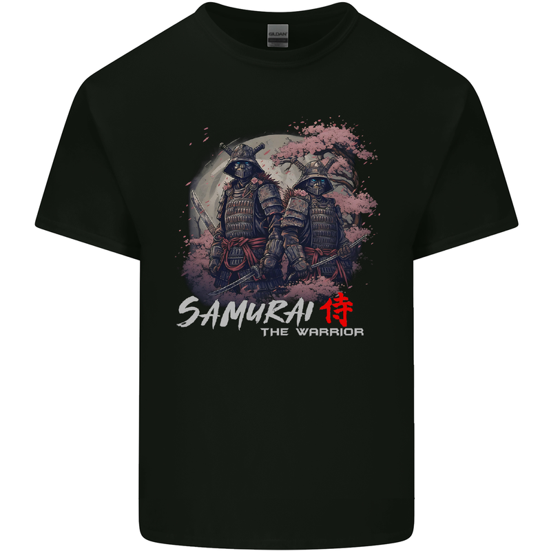 Bushido Samurai The Warrior Mens Cotton T-Shirt Tee Top Black
