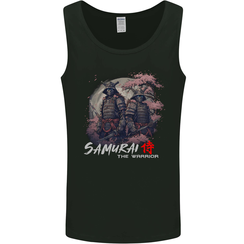Bushido Samurai The Warrior Mens Vest Tank Top Black