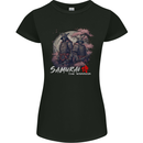 Bushido Samurai The Warrior Womens Petite Cut T-Shirt Black