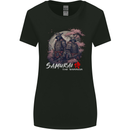Bushido Samurai The Warrior Womens Wider Cut T-Shirt Black