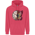 Butterfly Clock Childrens Kids Hoodie Heliconia