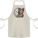 Butterfly Clock Cotton Apron 100% Organic Natural