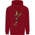 Butterfly Evolution Caterpillar Butterflies Childrens Kids Hoodie Red