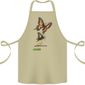 Butterfly Evolution Caterpillar Butterflies Cotton Apron 100% Organic Khaki