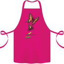 Butterfly Evolution Caterpillar Butterflies Cotton Apron 100% Organic Pink