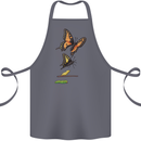 Butterfly Evolution Caterpillar Butterflies Cotton Apron 100% Organic Steel