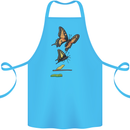 Butterfly Evolution Caterpillar Butterflies Cotton Apron 100% Organic Turquoise
